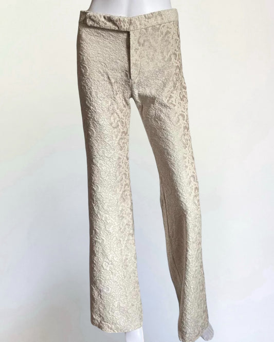 Gucci by Tom Ford Velvet Jacquard Trousers, SS 2000