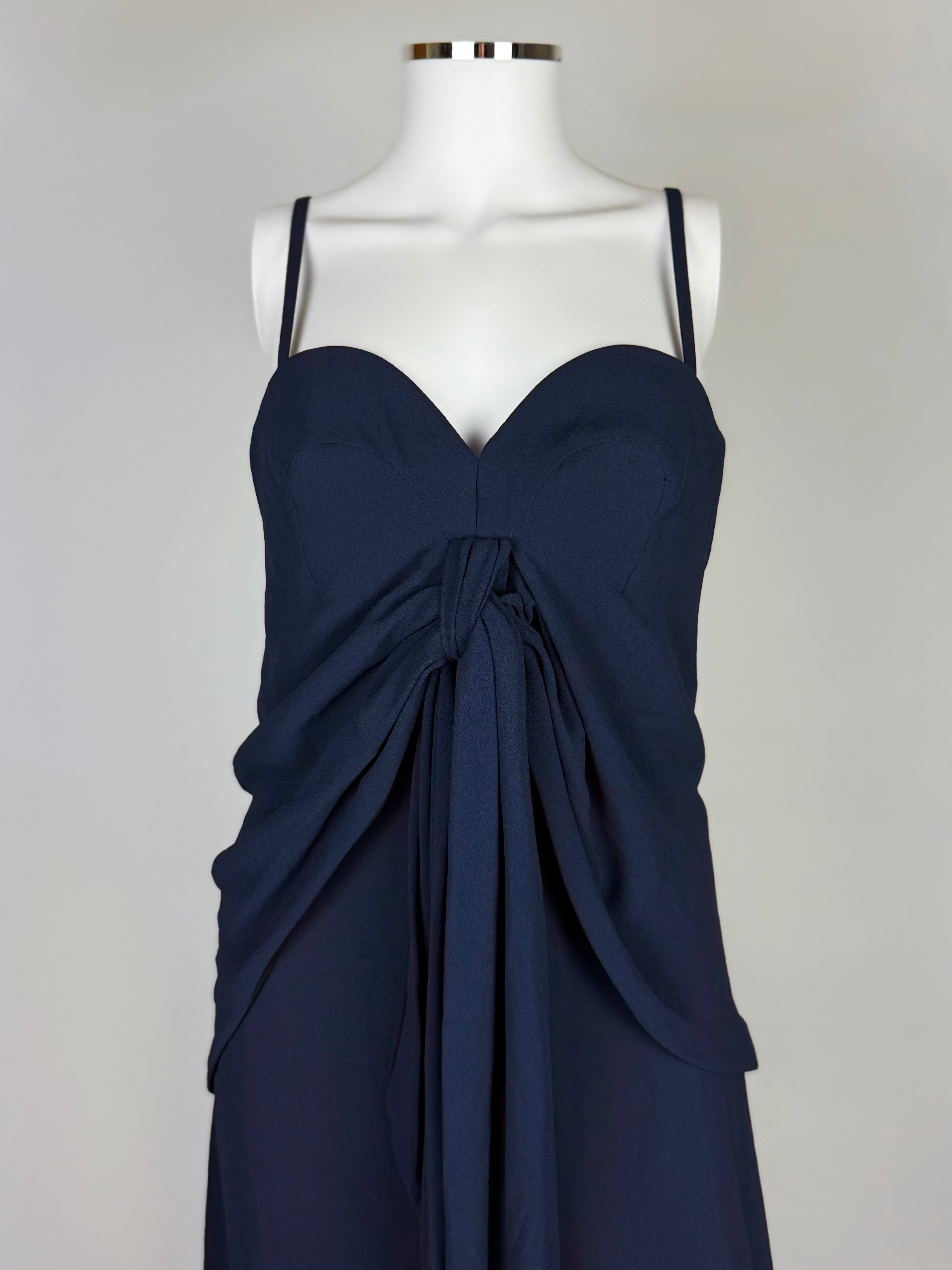 Balenciaga by Nicolas Ghesquière Navy Gown, 2008