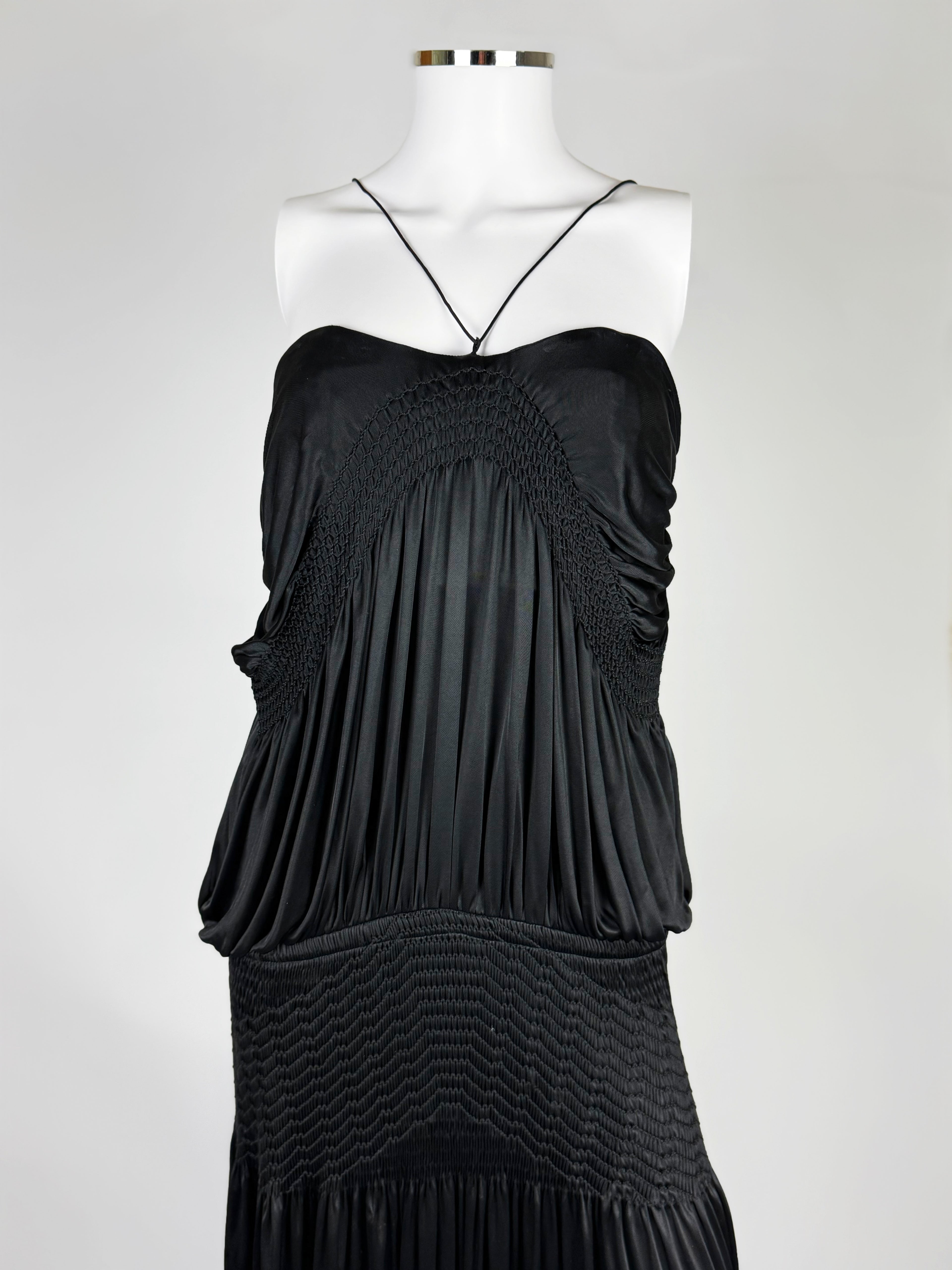 Chloé by Phoebe Philo Black Halter Dress, SS 2004