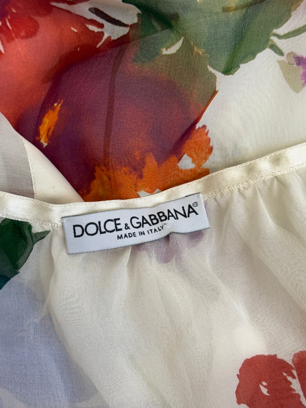 Dolce & Gabbana Silk Floral Blouse, SS 2002