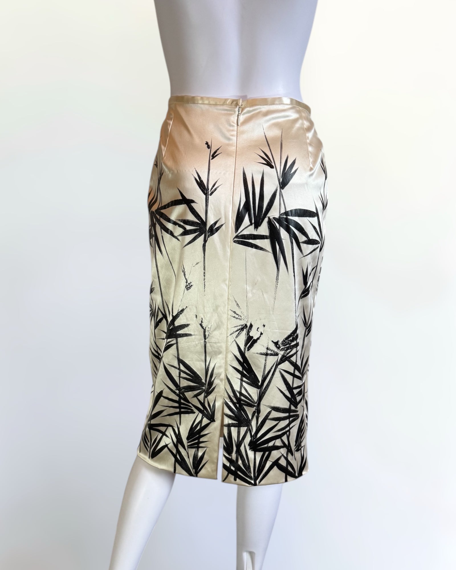 Dolce & Gabbana Bamboo Painted Skirt, SS 1999
