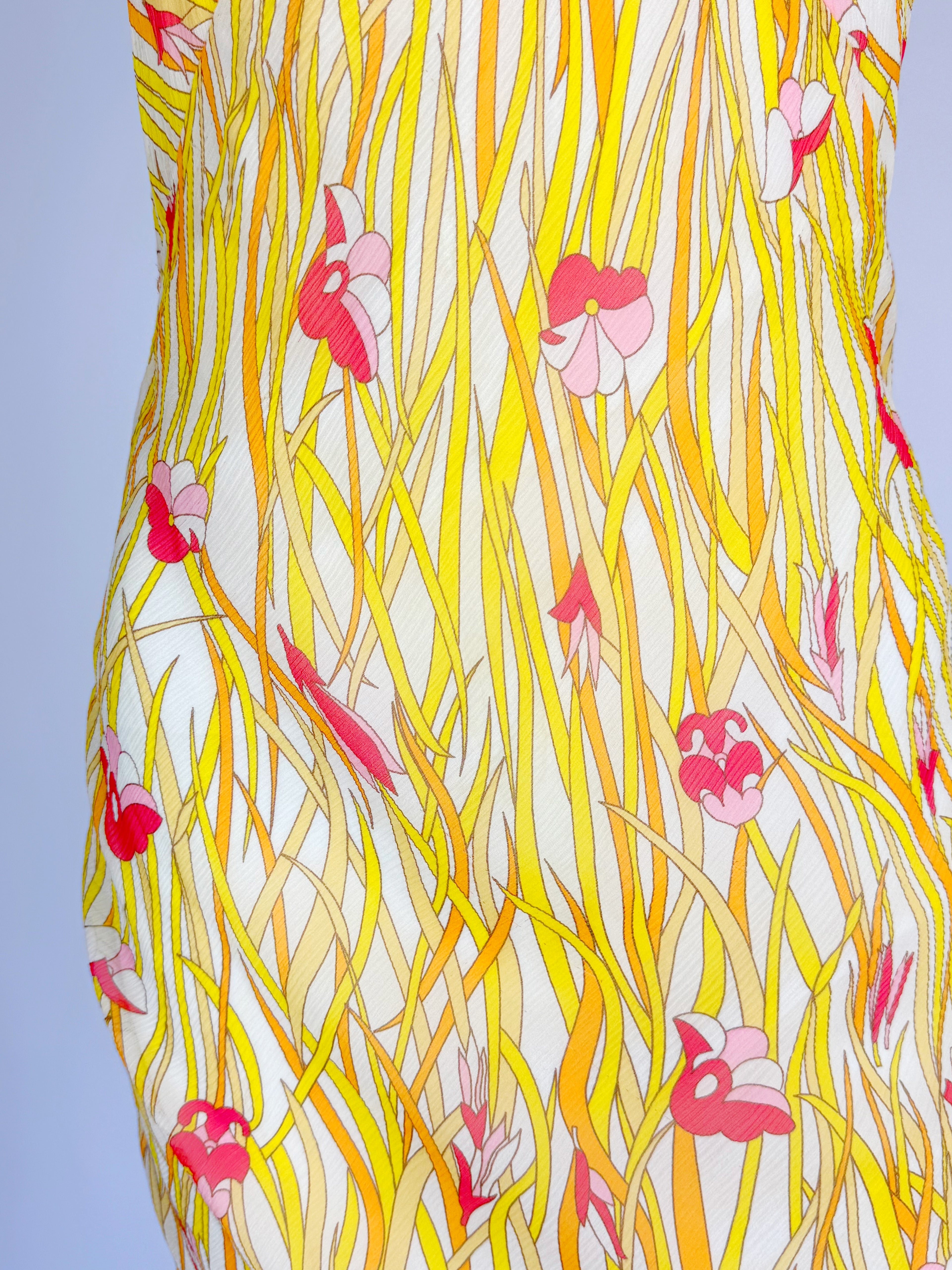 Christian Dior by John Galliano Silk Floral Dress, 2002