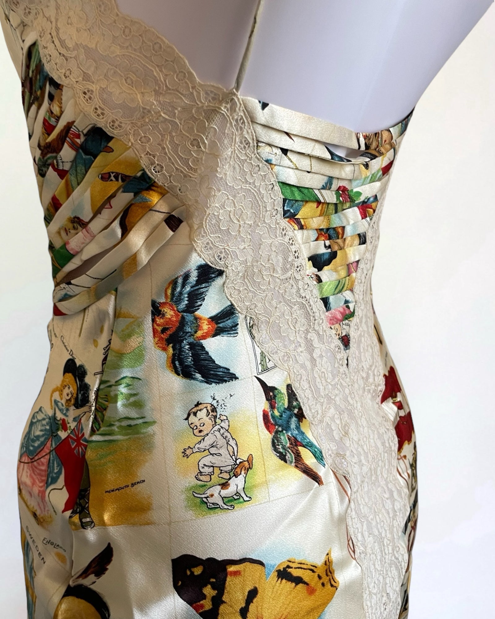 Christian Dior by John Galliano Stamp Slip Dress, SS 2002