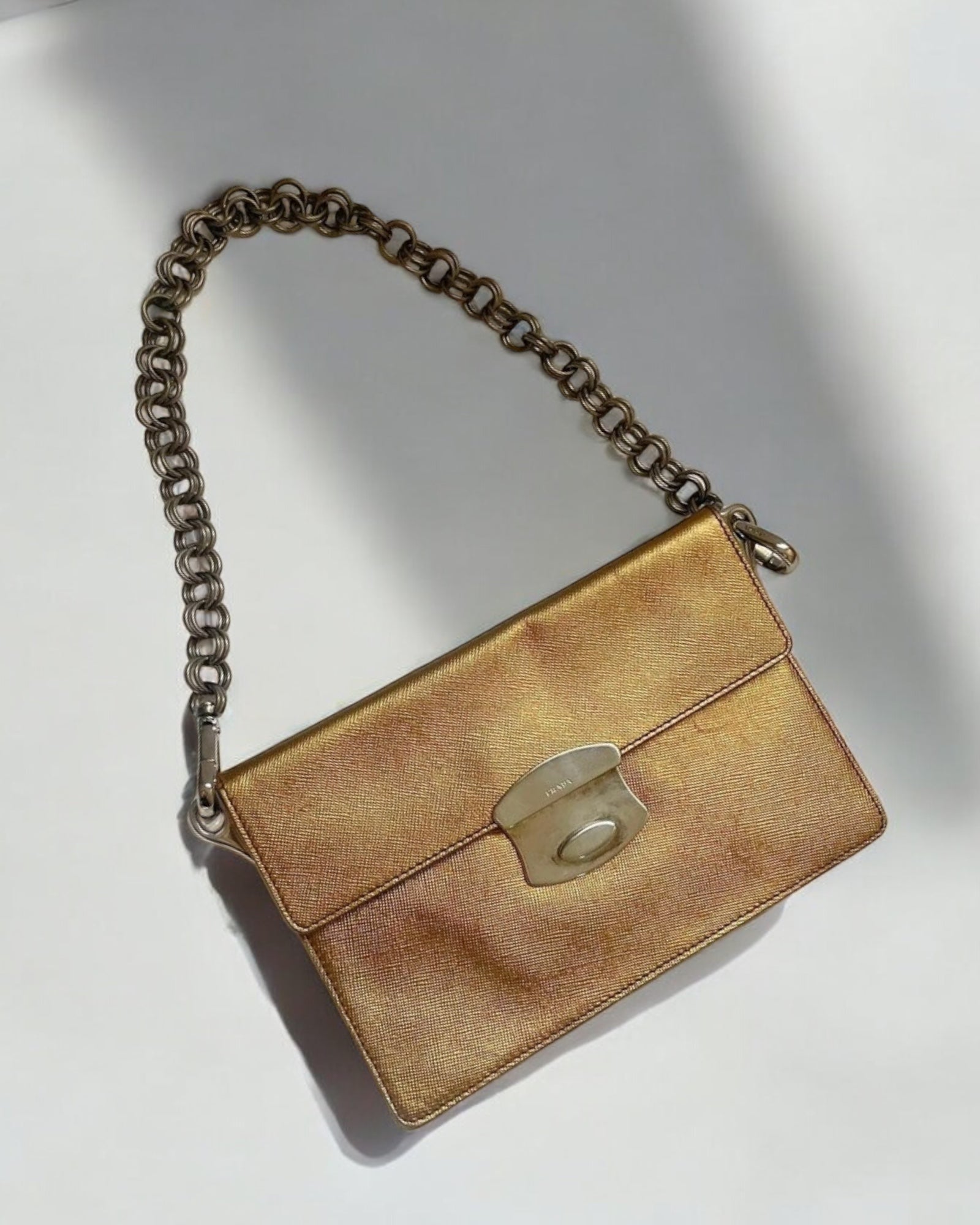 Prada Contenitori Piatti Bronze Bag, c. 2000s