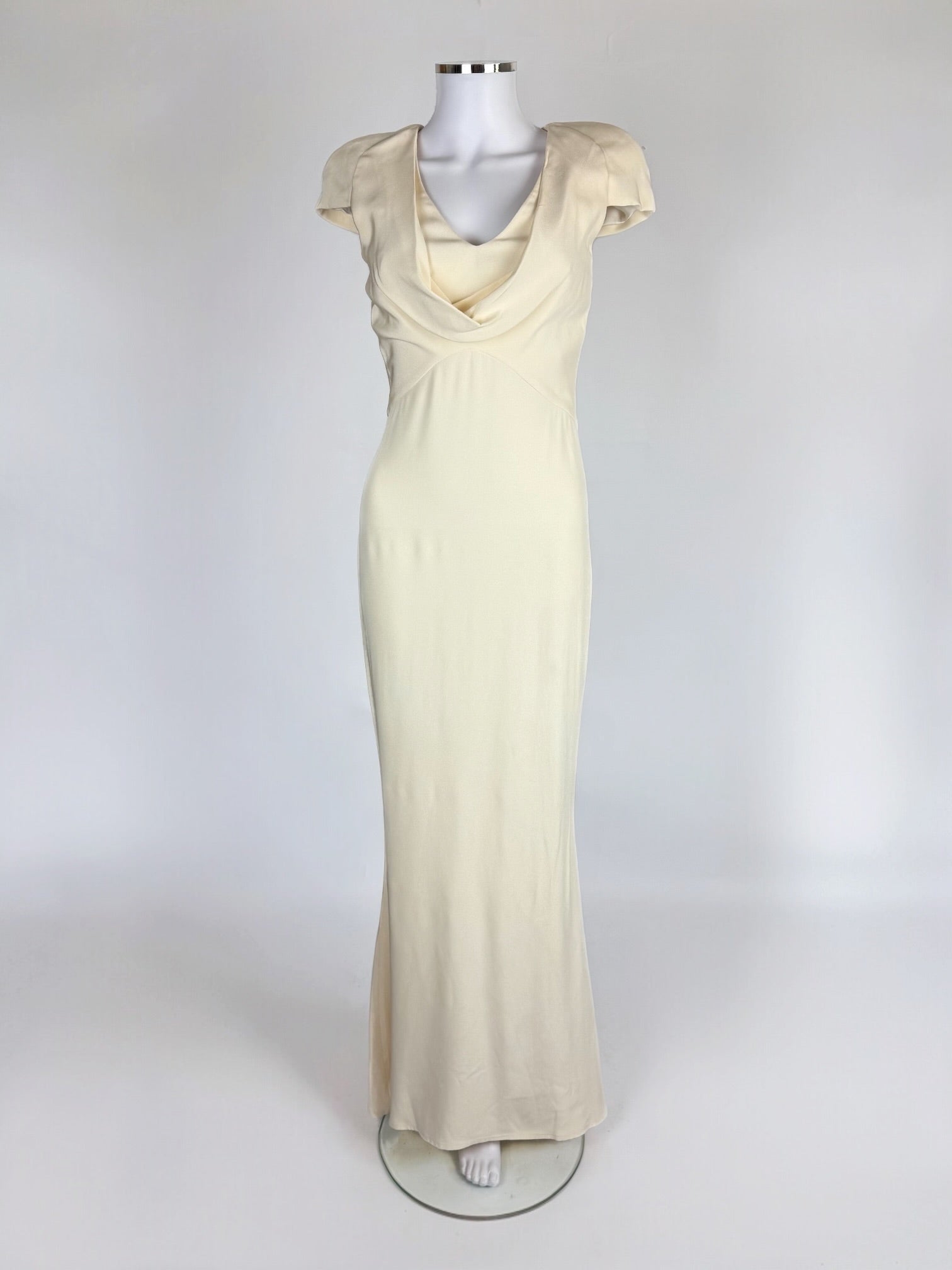 Alexander McQueen by Sarah Burton Off-White Silk Gown, 2011