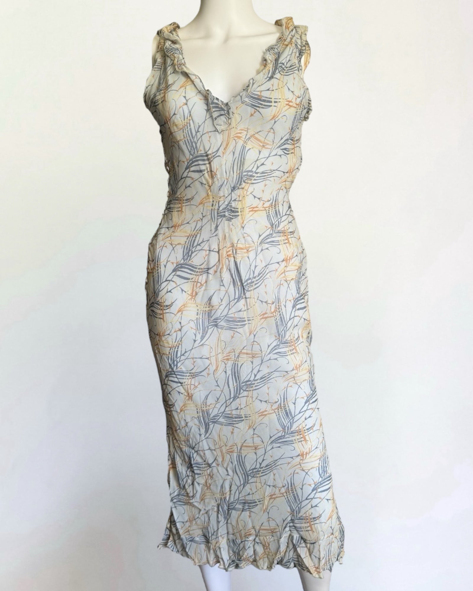 Chloé by Stella McCartney Blue Floral Dress, SS 1999