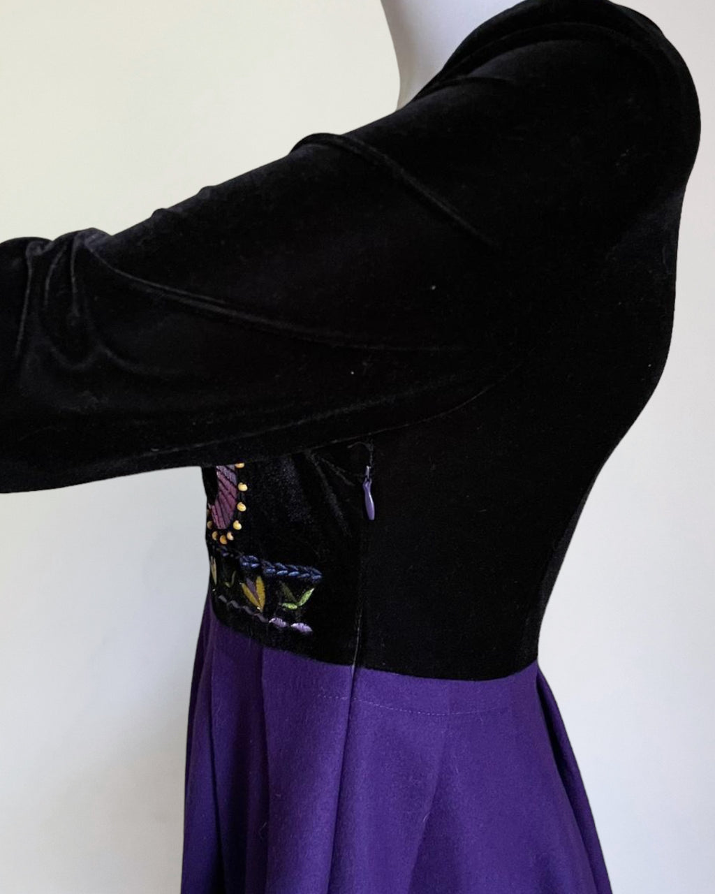 Miu Miu Wool and Velvet Dress, FW 2005