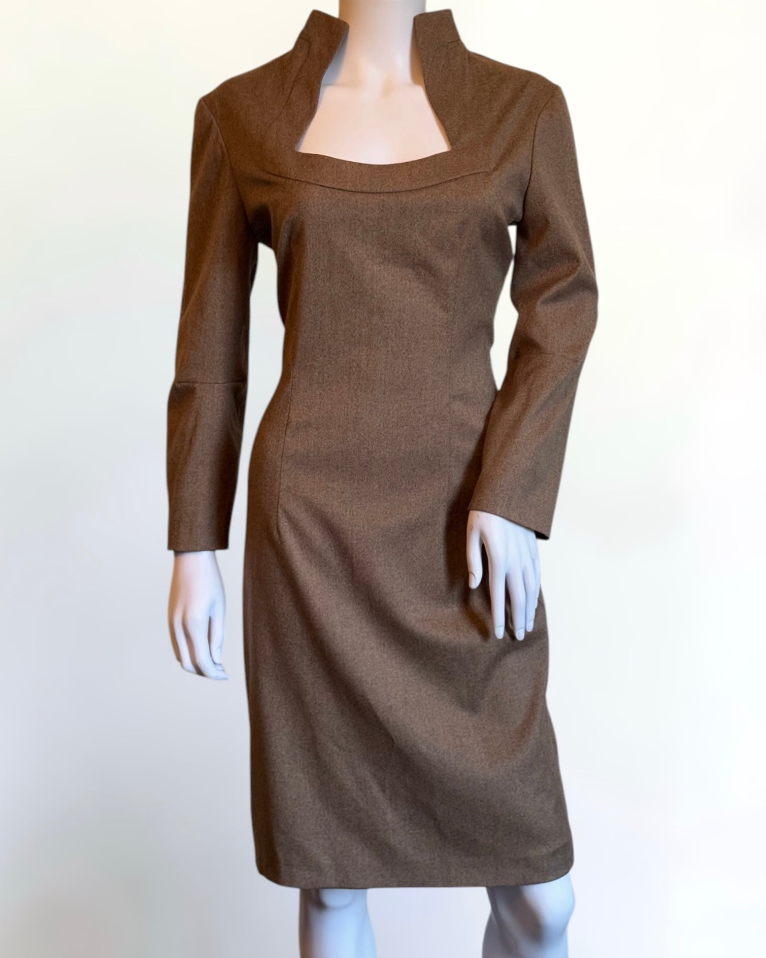 Alexander McQueen Virgin Wool Sheath Dress, 2007