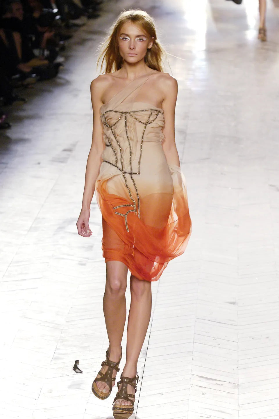 Christian Dior by John Galliano Silk Ombré Scarf, SS 2006