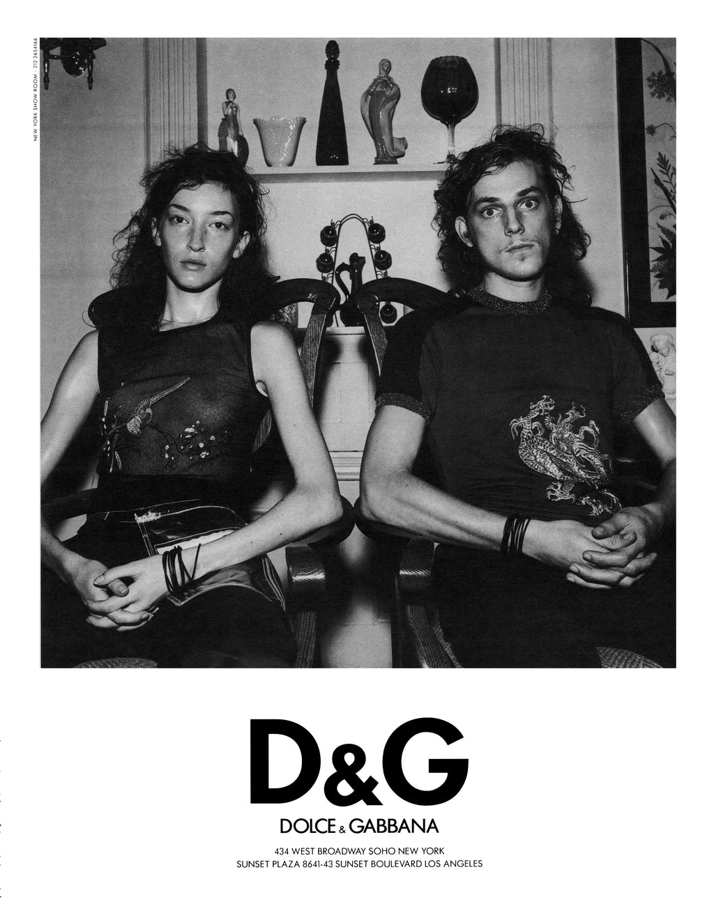 Dolce & Gabbana D&G Mesh Nature Embroidery Skirt, SS 1999