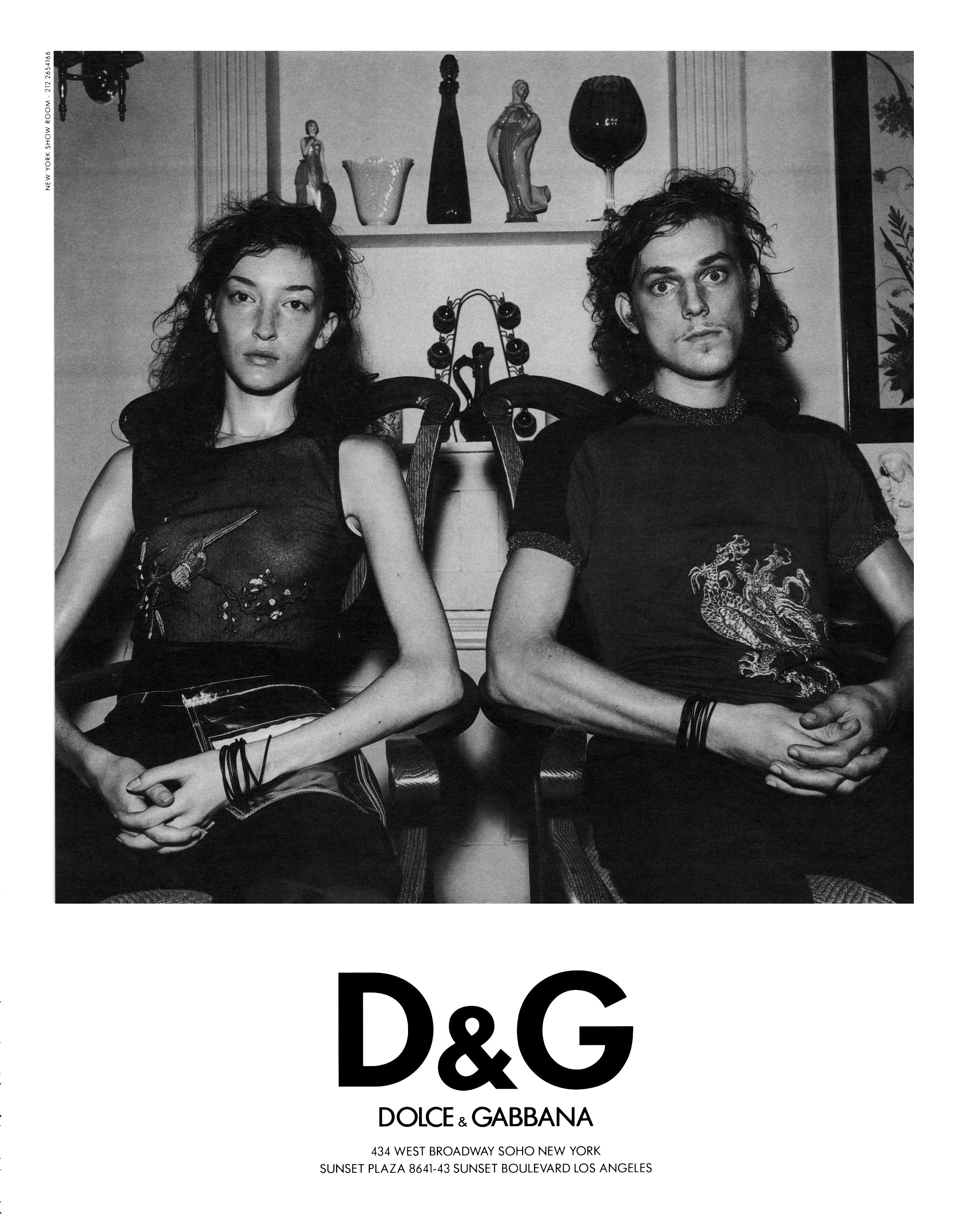 Dolce & Gabbana D&G Mesh Nature Embroidery Skirt, SS 1999