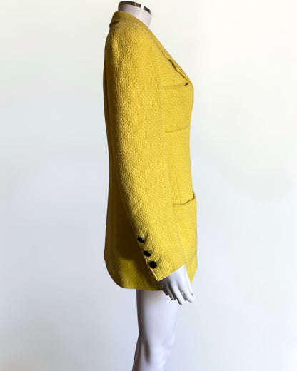 Chanel Yellow Wool Jacket, Cruise 1997