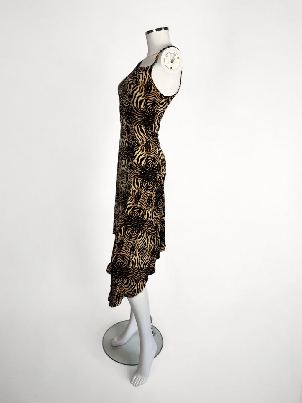 Roberto Cavalli Abstract Animal Print Dress, 2006