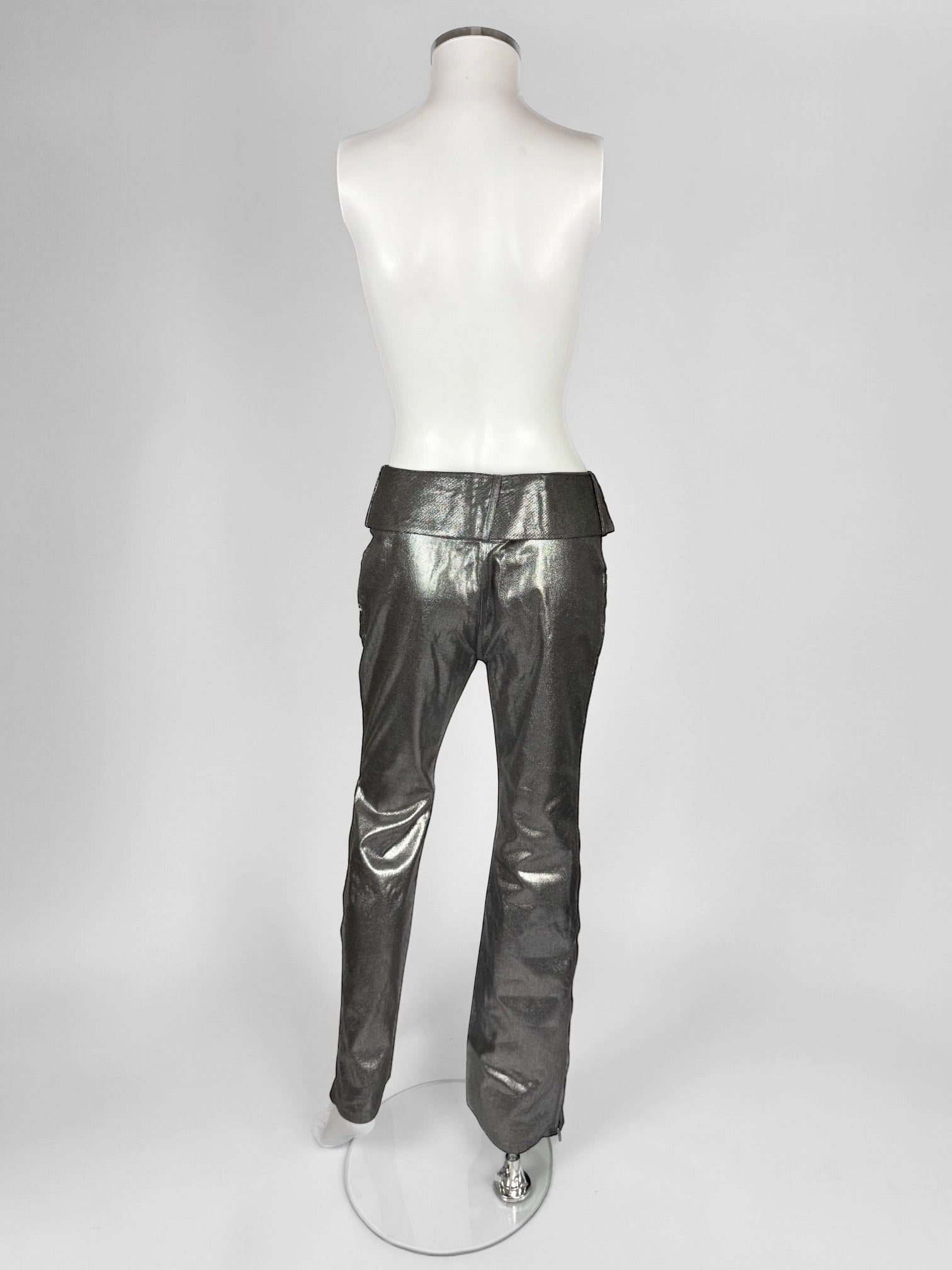Christian Dior by John Galliano Metallic Buckle Trousers, FW 2001
