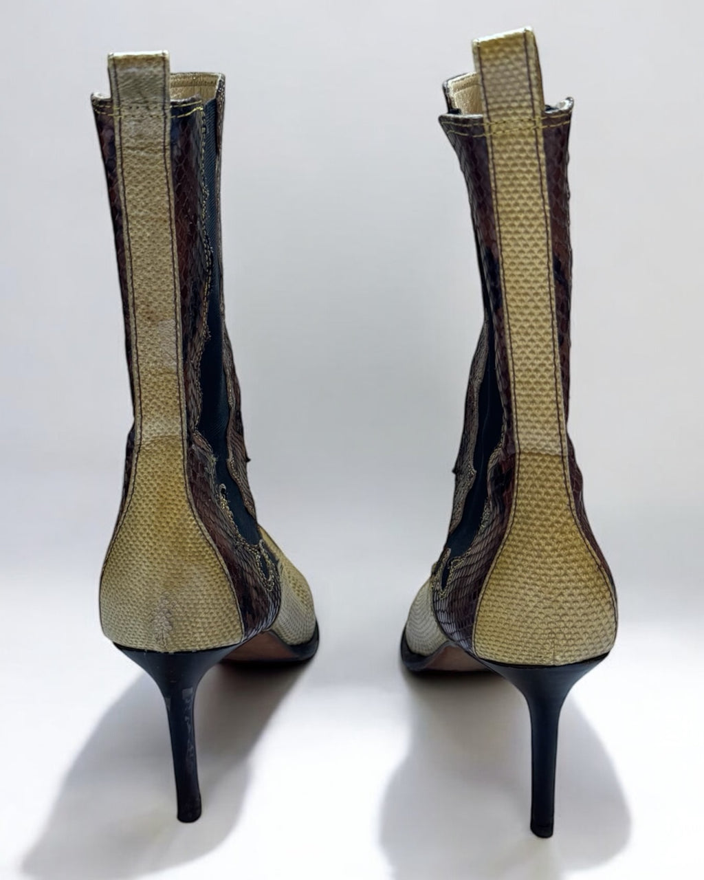 Christian Dior by John Galliano Python Cowboy Boots, FW 2001