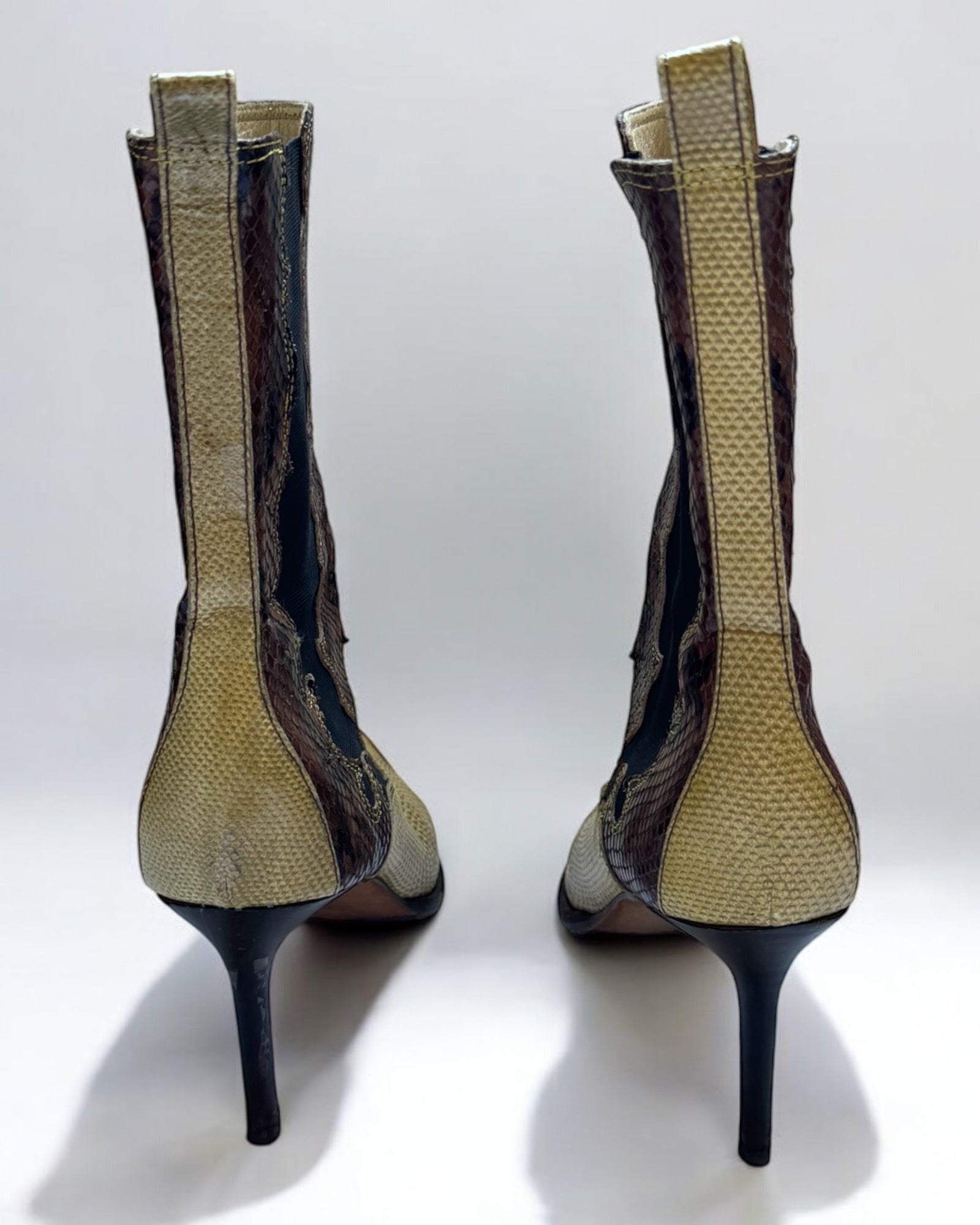 Christian Dior by John Galliano Python Cowboy Boots, FW 2001