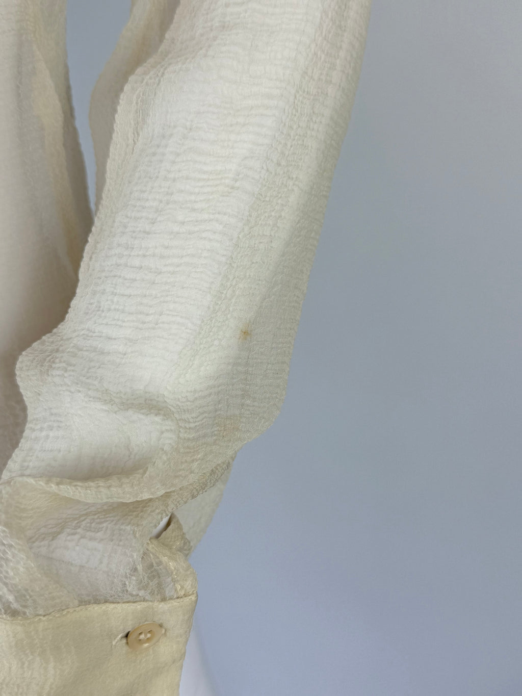 Alexander McQueen Silk Ruffle Blouse, 2005