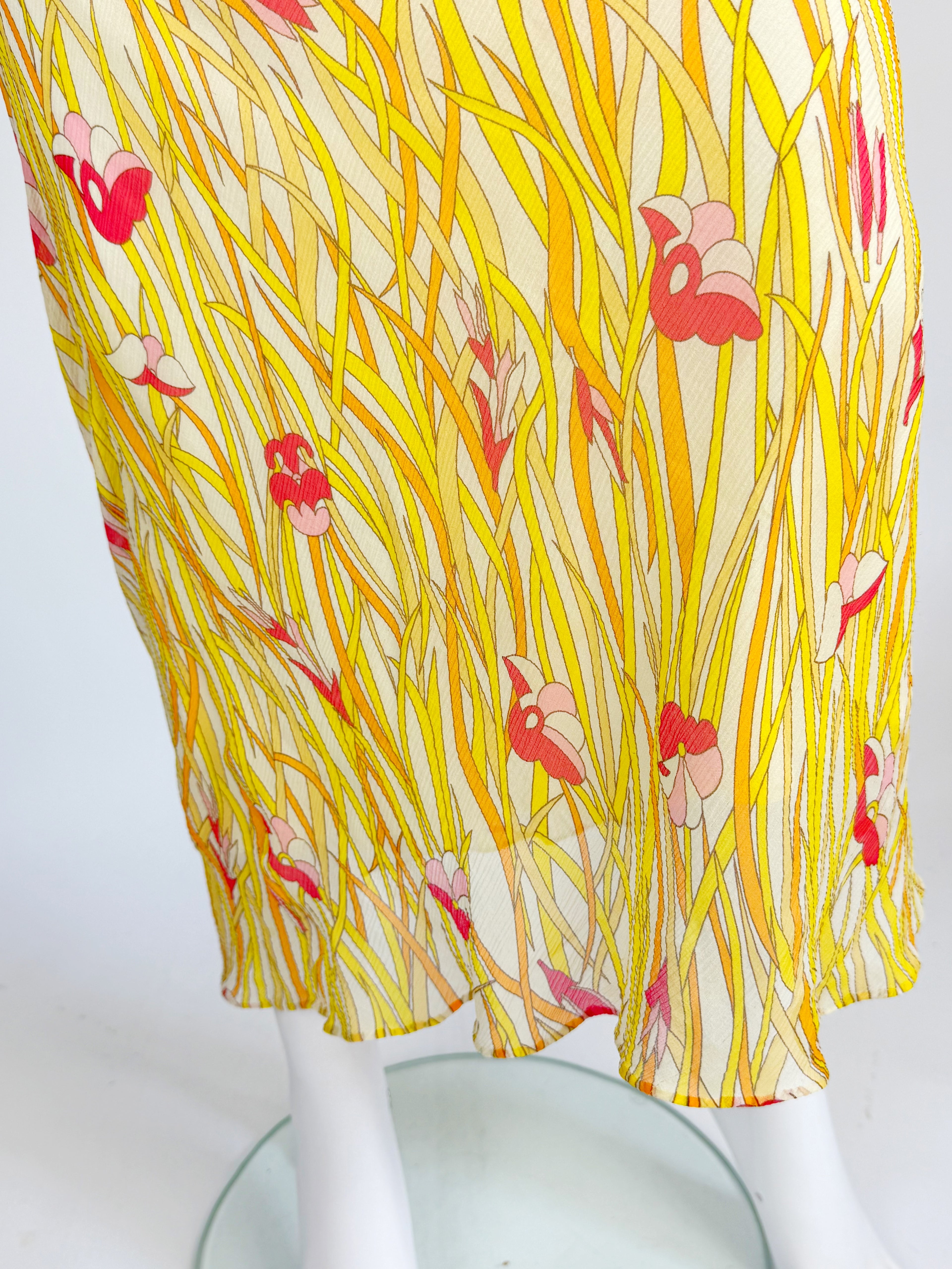 Christian Dior by John Galliano Silk Floral Dress, 2002