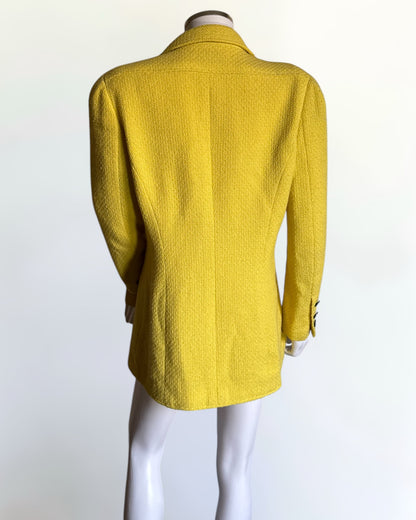 Chanel Yellow Wool Jacket, Cruise 1997