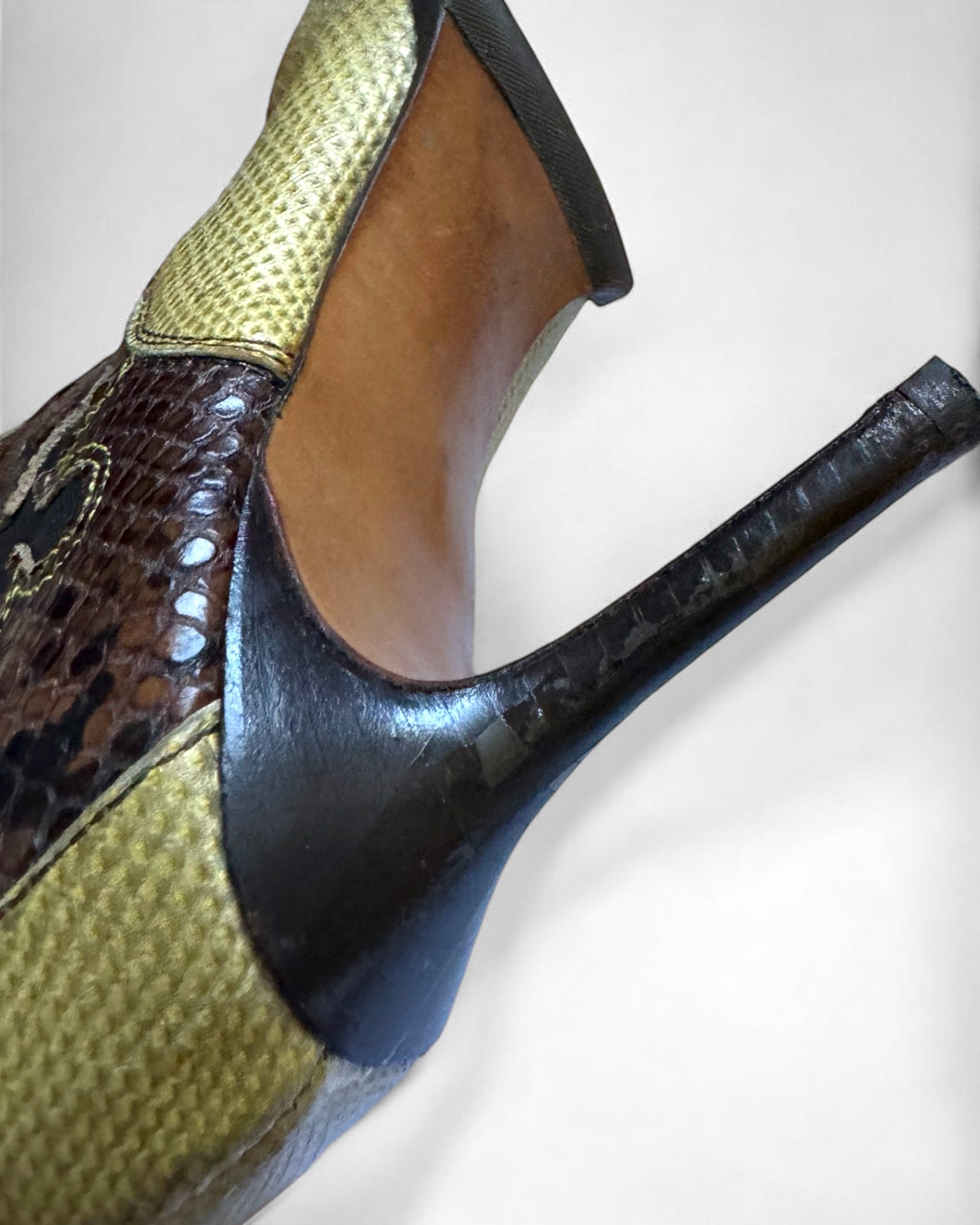 Christian Dior by John Galliano Python Cowboy Boots, FW 2001