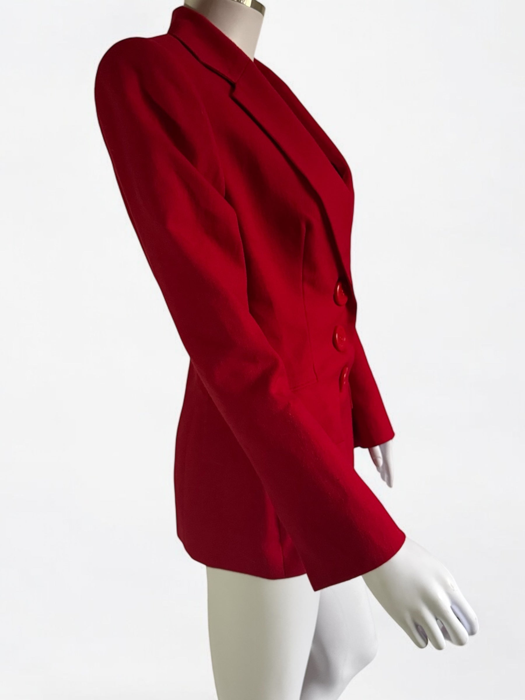 Christian Dior by Gianfranco Ferré Red Wool Blazer, FW 1996