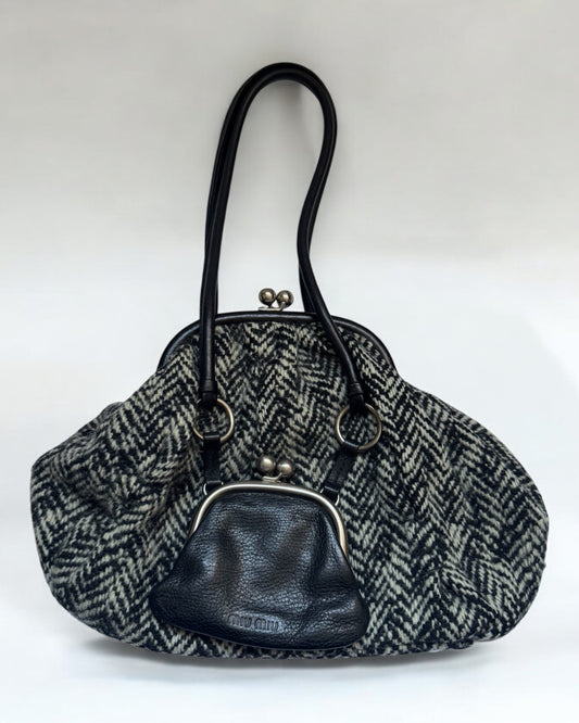 Miu Miu Tweed Handbag, c. 2000s