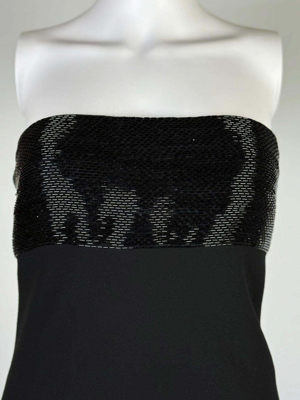 Ralph Lauren Strapless Beaded Gown, c. Late 1980s