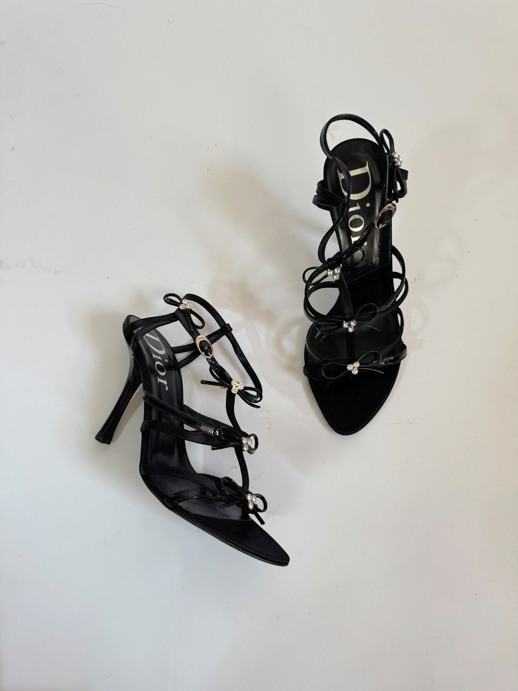 Christian Dior by John Galliano Bow Strappy Sandals, c. 2000s