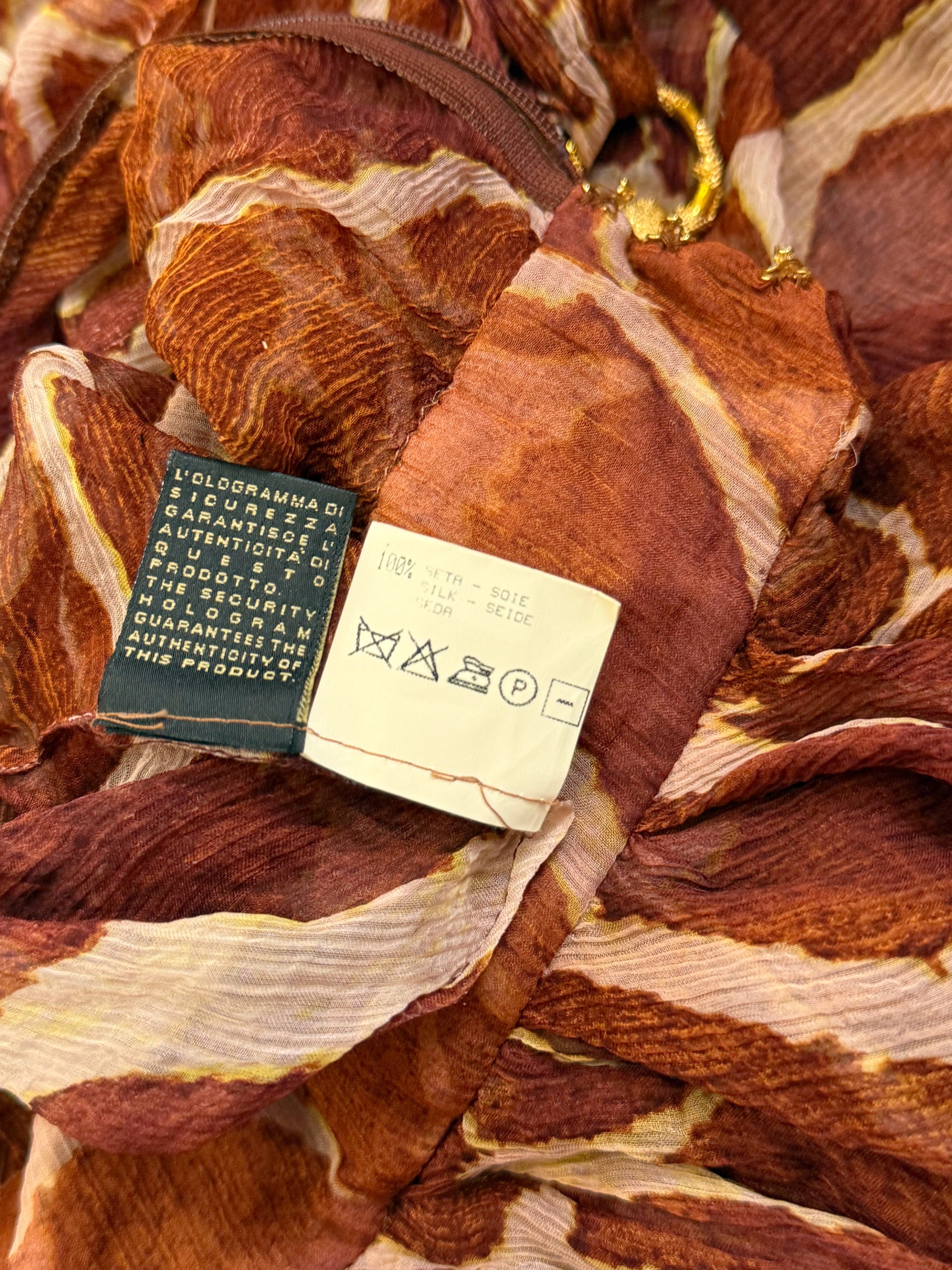 Roberto Cavalli Silk Giraffe Print Dress, SS 2006