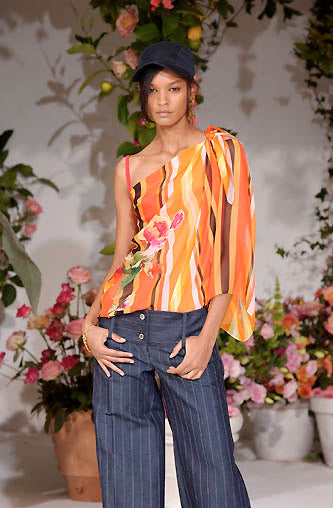 Dolce & Gabbana Silk Stripe Tunic, SS 2002