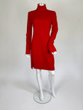 Givenchy by Alexander McQueen Red Wool Dress, FW 1997