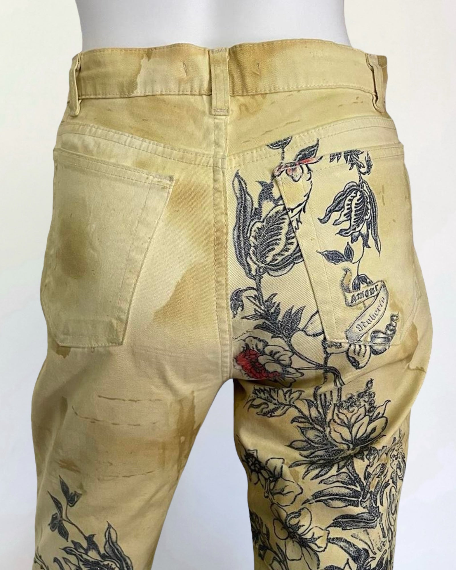 Roberto Cavalli Tattoo Jeans, SS 2003