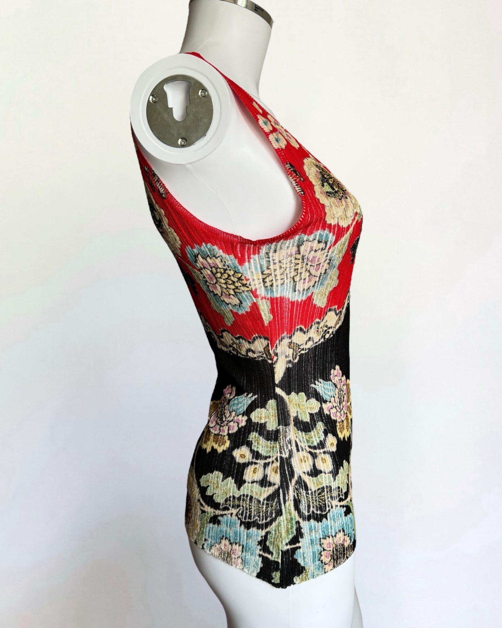 Roberto Cavalli Chinoiserie Silk Tank, SS 2003