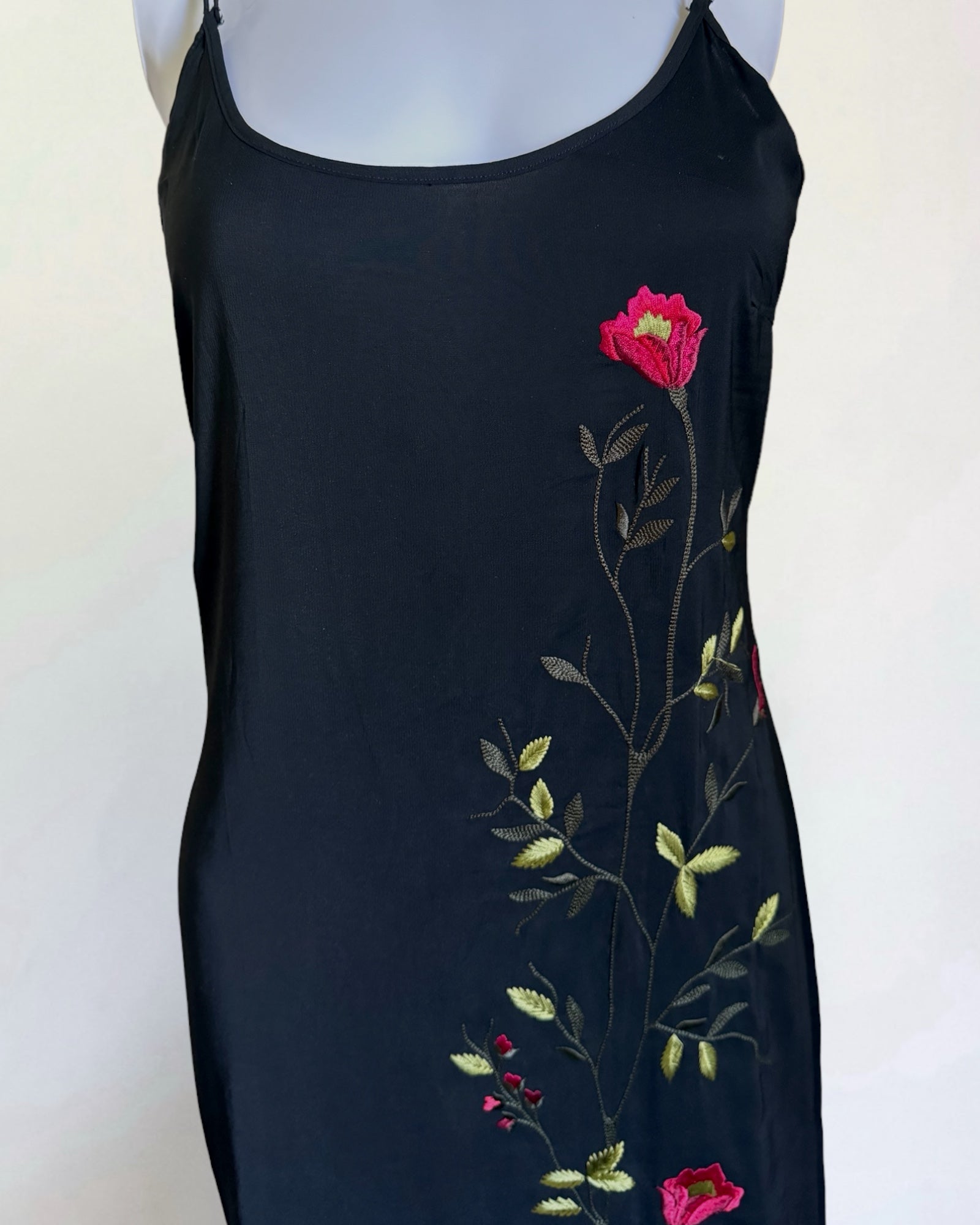 Dolce & Gabbana D&G Embroidered Floral Dress, c. 1990s