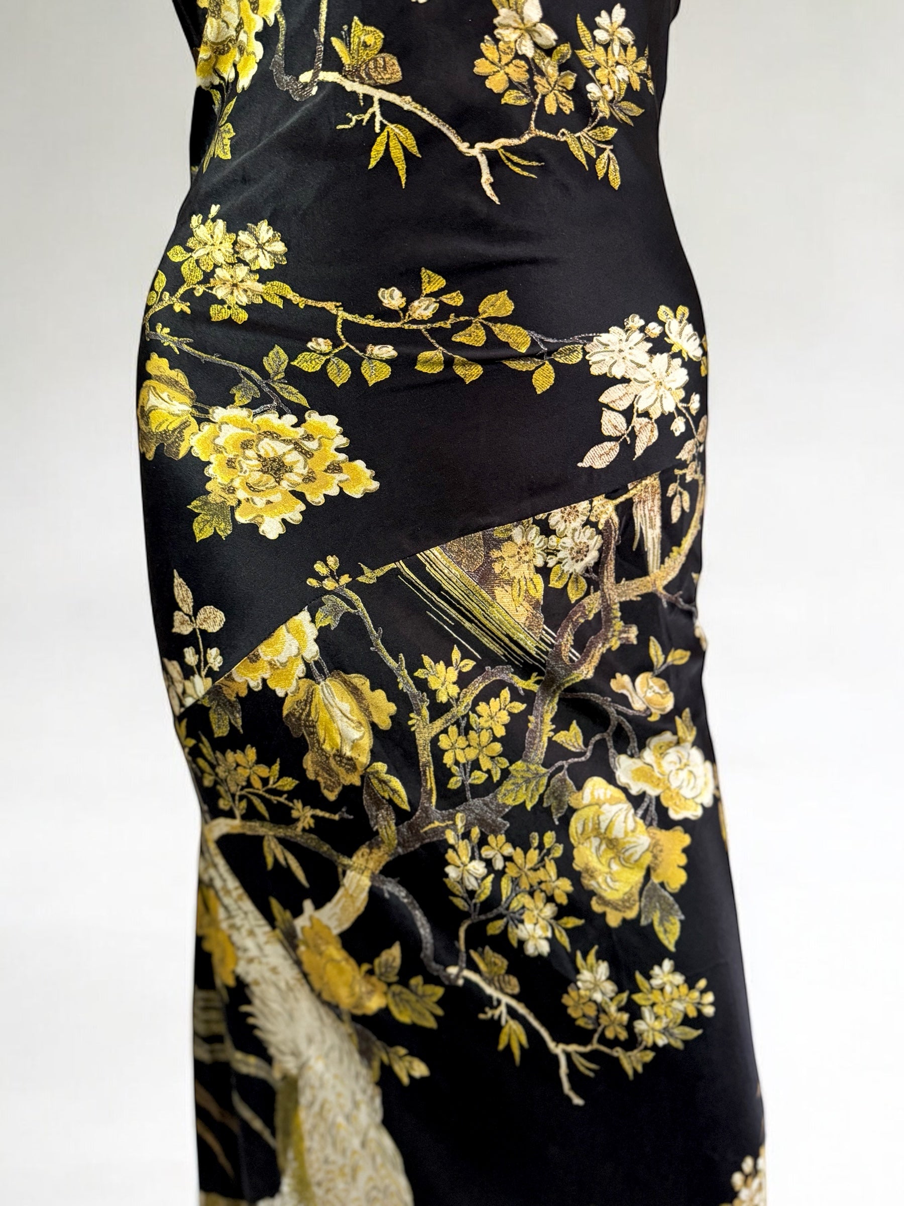 Roberto Cavalli Floral Pheasant Gown, FW 2006
