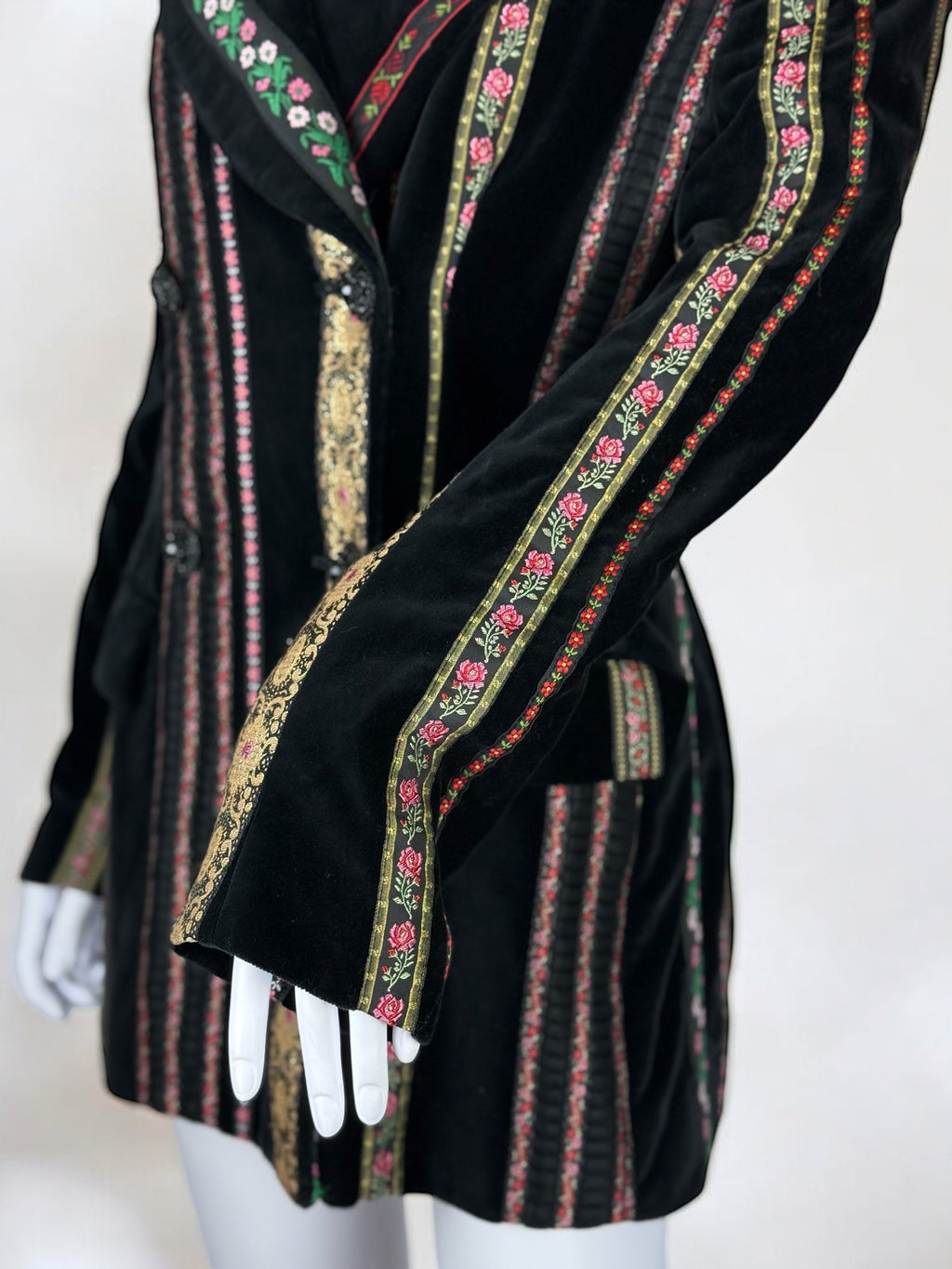 Dolce & Gabbana “Rich Hippie” Velvet Folk Jacket, SS 1993