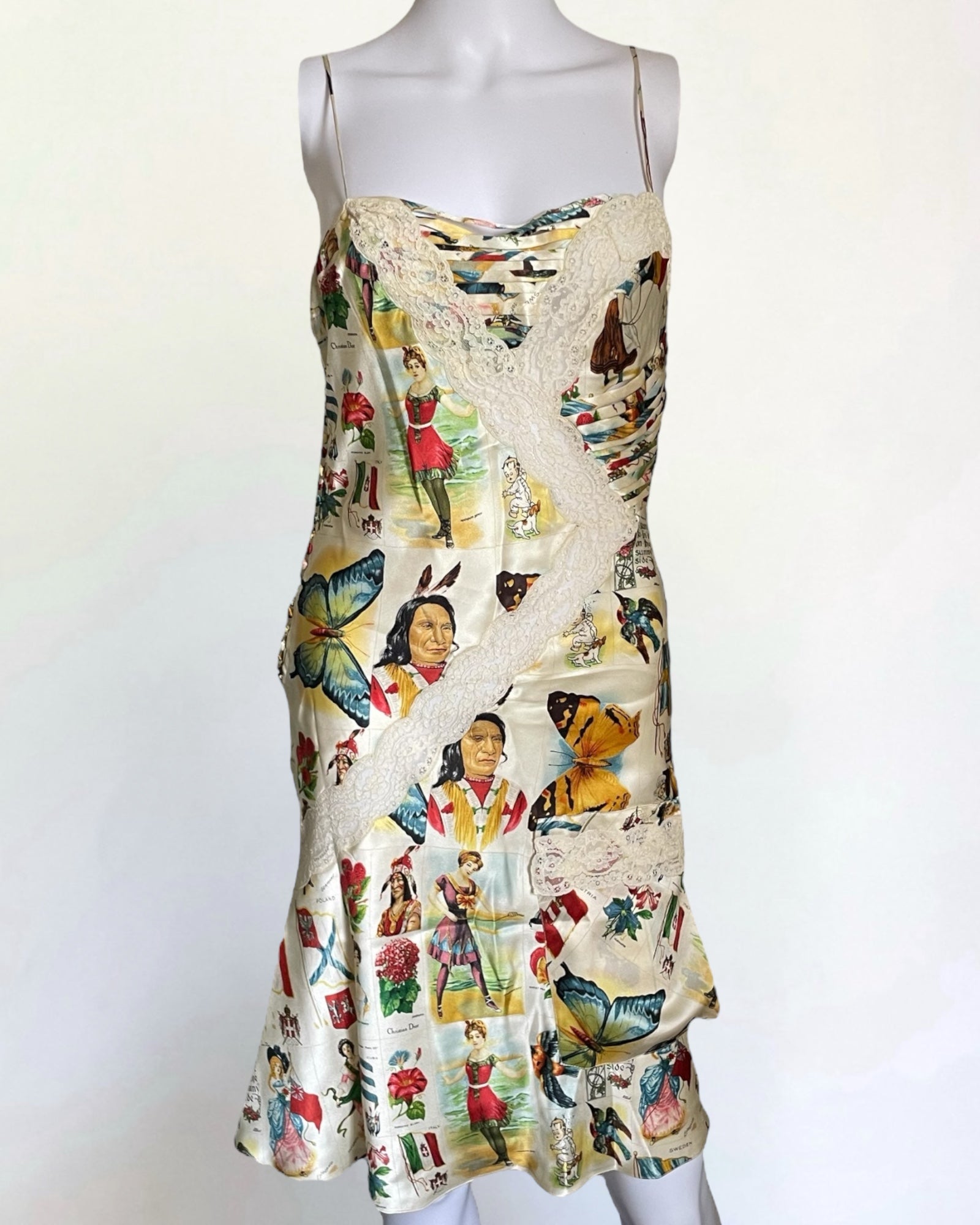 Christian Dior by John Galliano Stamp Slip Dress, SS 2002