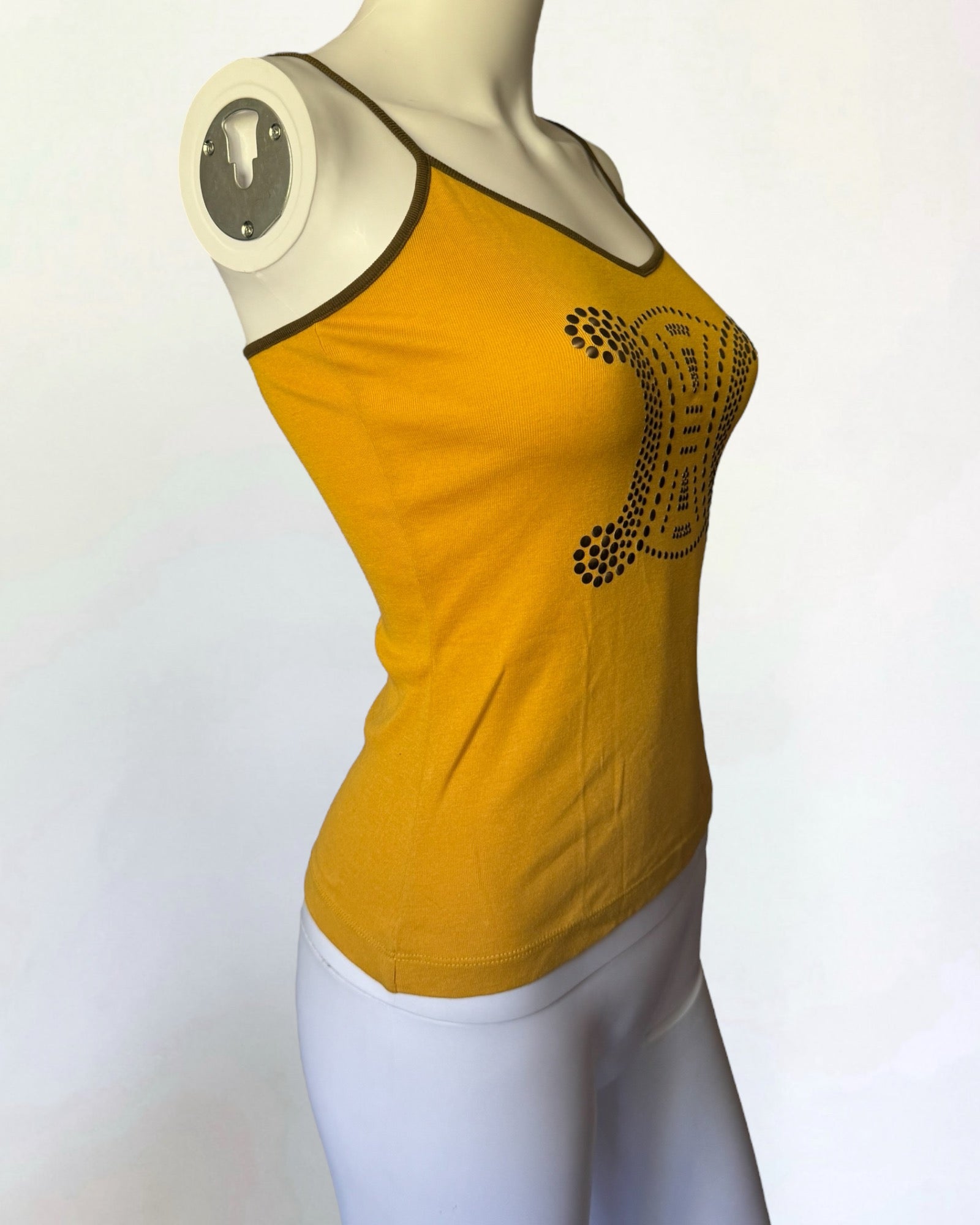 CELINE by Michael Kors Studded Logo Cami, c. 2000s