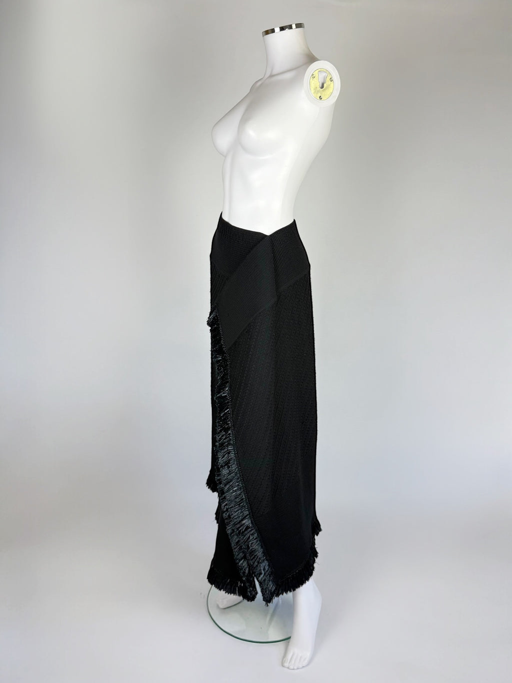 John Galliano Wool Fringed Skirt, FW 1999