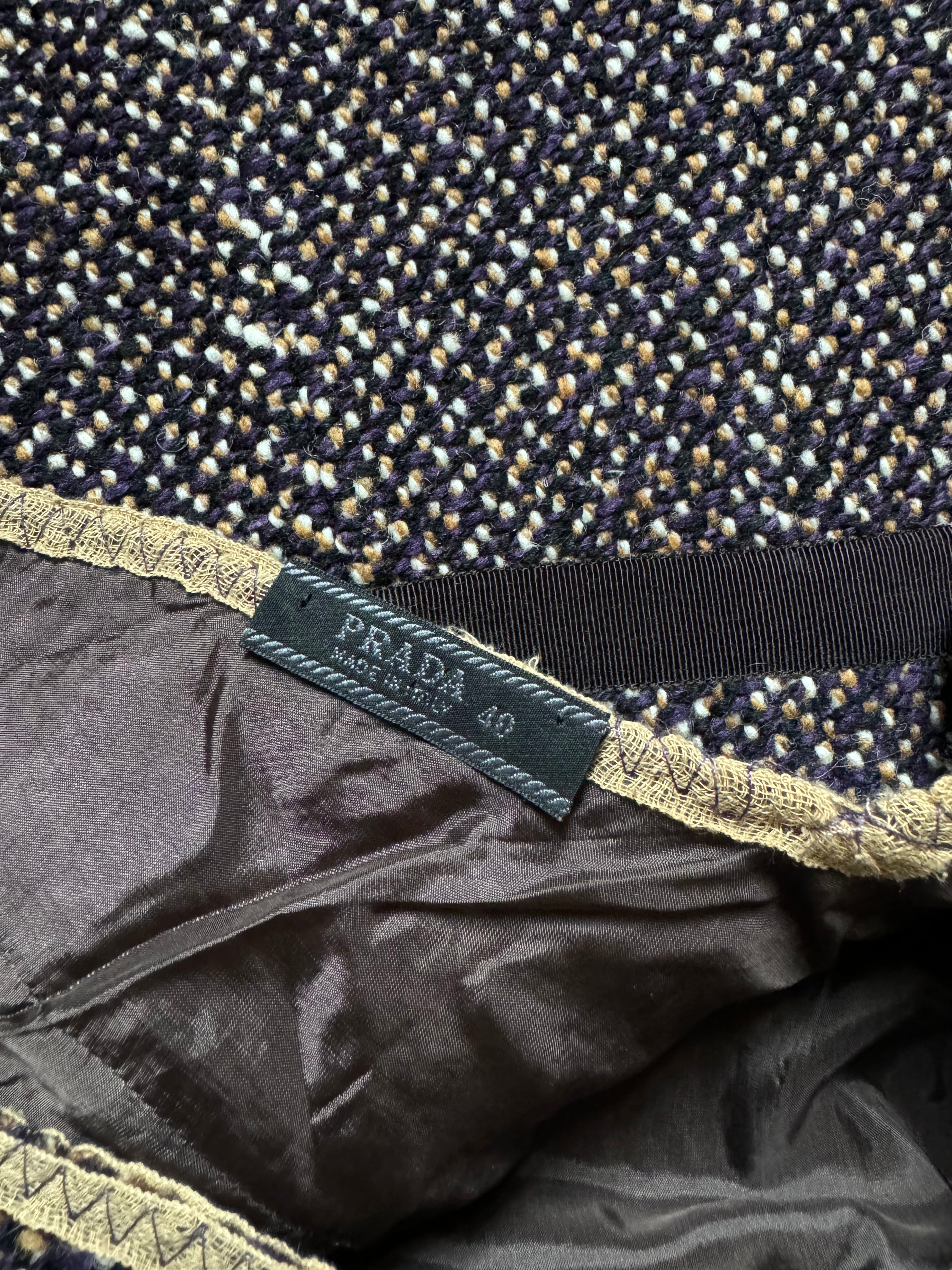 Prada Tweed Wool Top, FW 2000