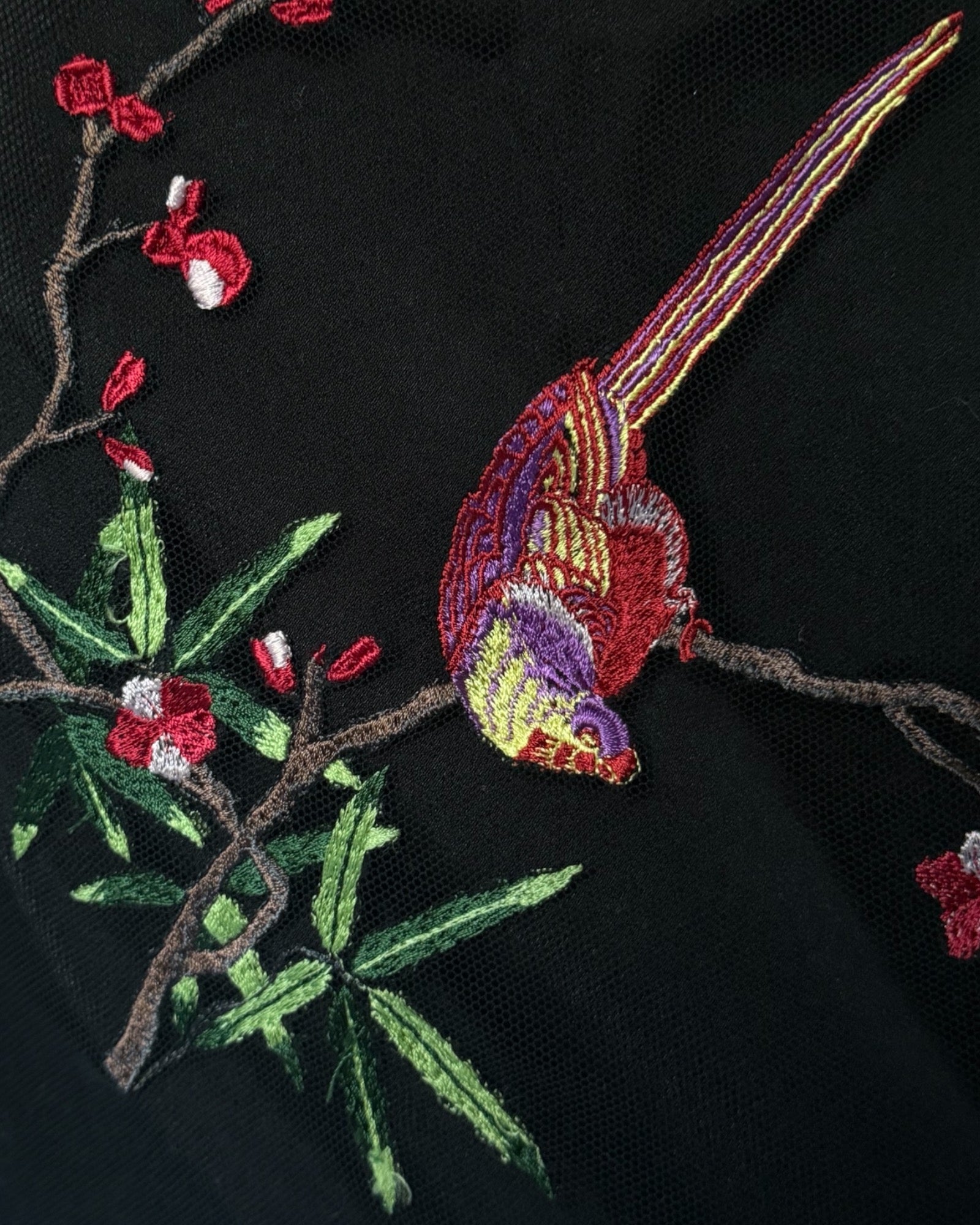Dolce & Gabbana D&G Mesh Nature Embroidery Skirt, SS 1999