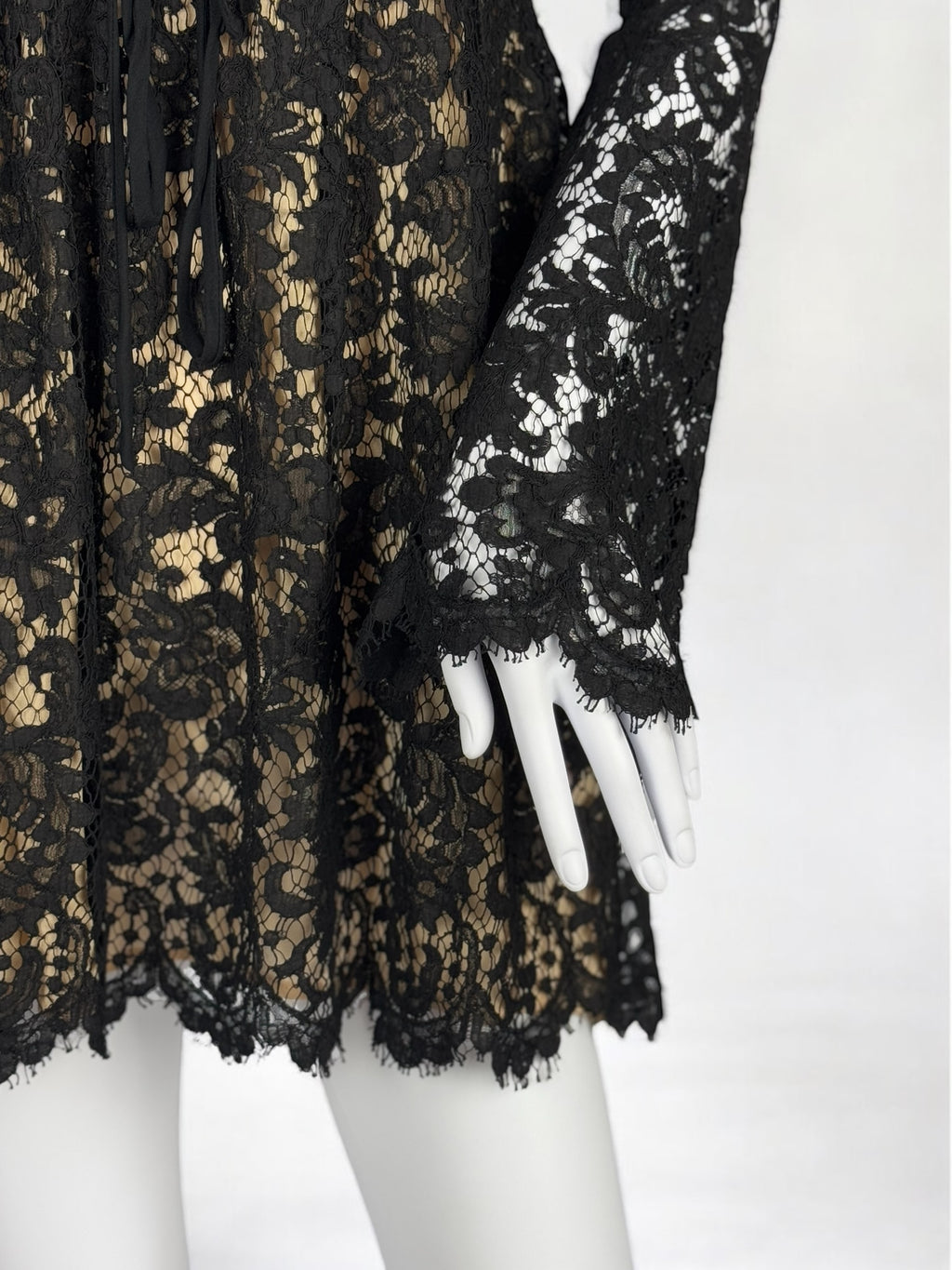 Gucci by Tom Ford Black Lace Babydoll Dress, SS 1996