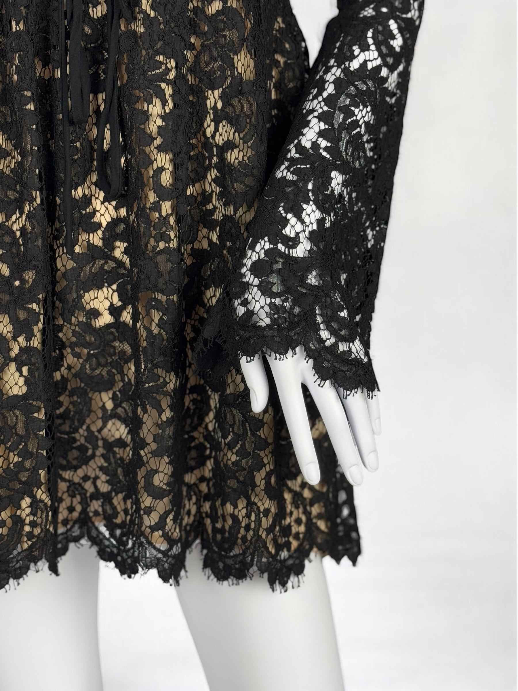Gucci by Tom Ford Black Lace Babydoll Dress, SS 1996