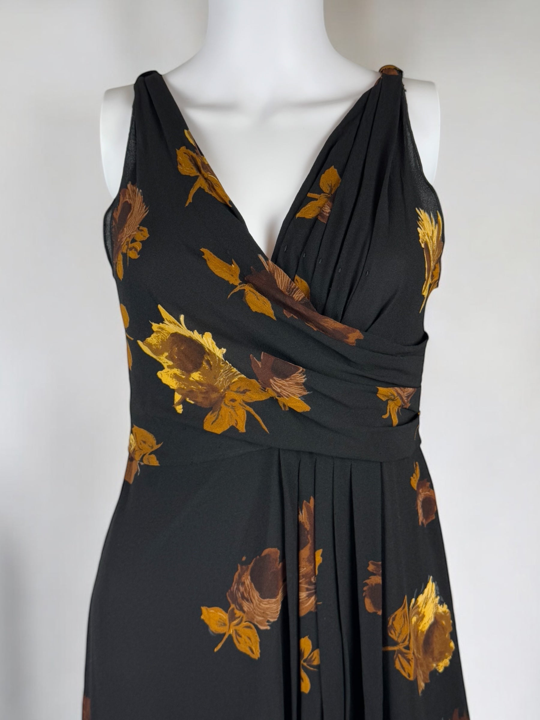 Prada Floral Silk Dress, FW 2005