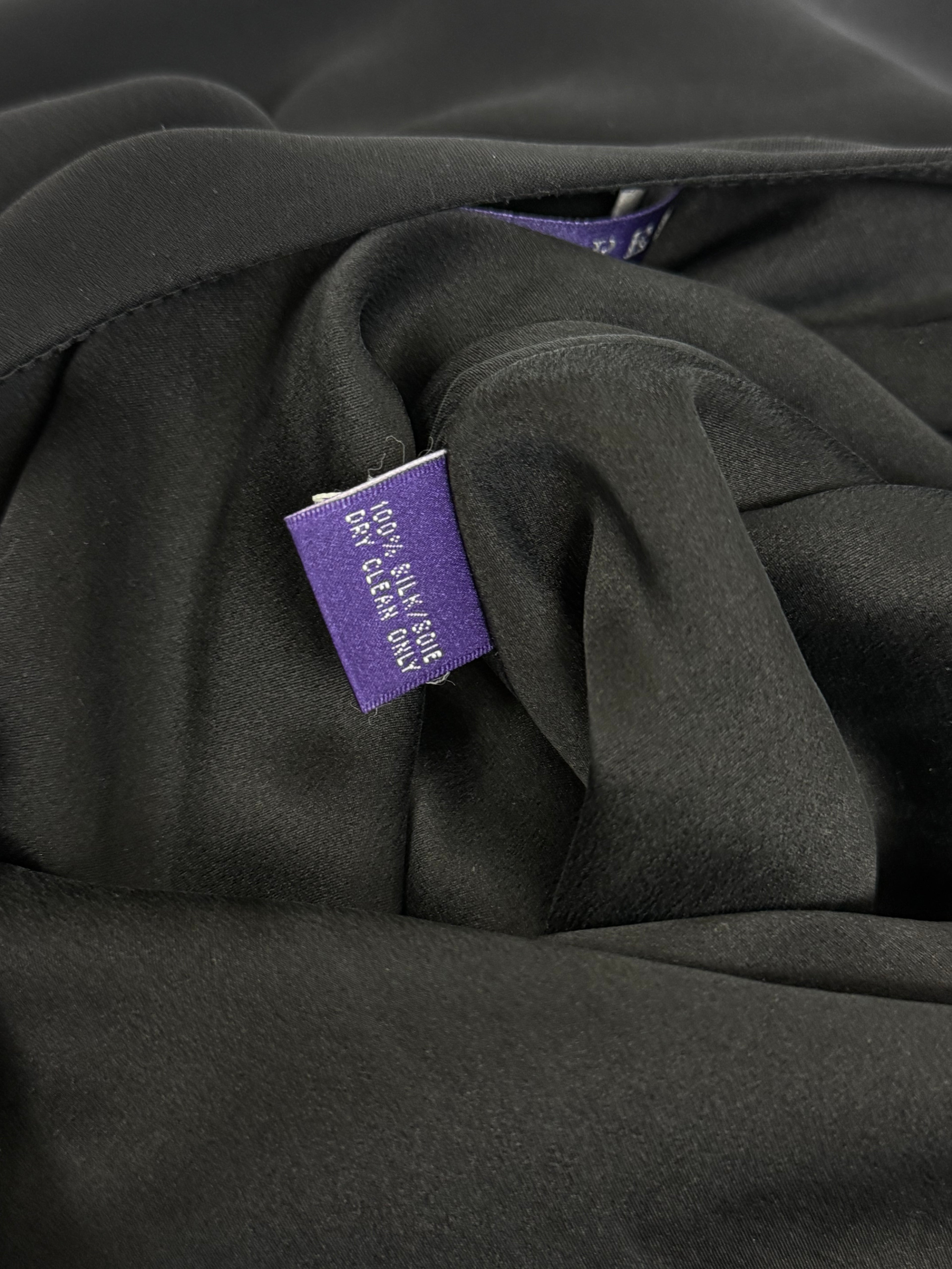 Ralph Lauren Silk Leather Strap Gown, FW 2001