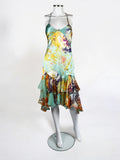 Just Cavalli Silk Floral Dress, c. 2004