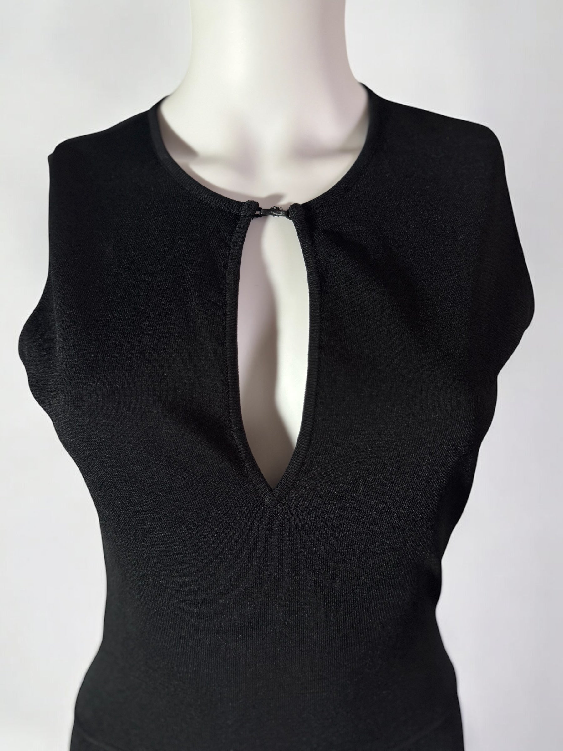 Gucci by Tom Ford Black Keyhole Dress, SS 2000