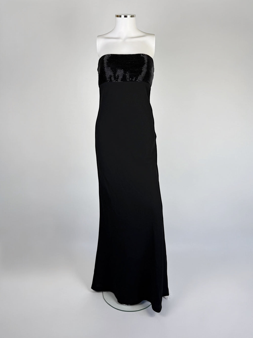 Ralph Lauren Strapless Beaded Gown, c. Late 1980s