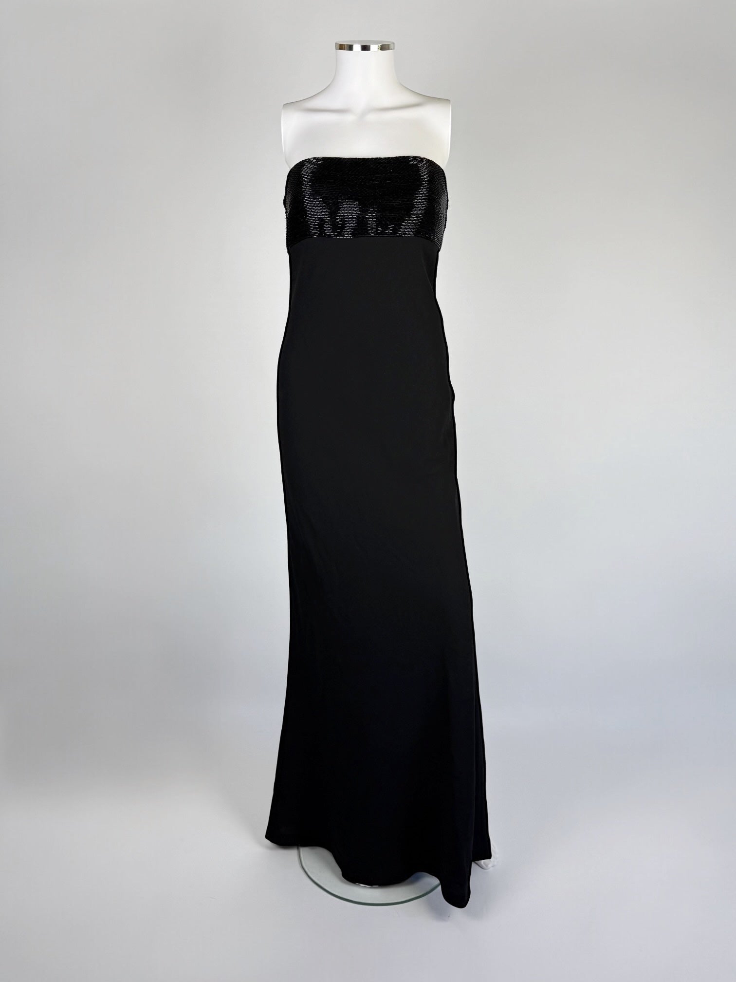 Ralph Lauren Strapless Beaded Gown, c. Late 1980s