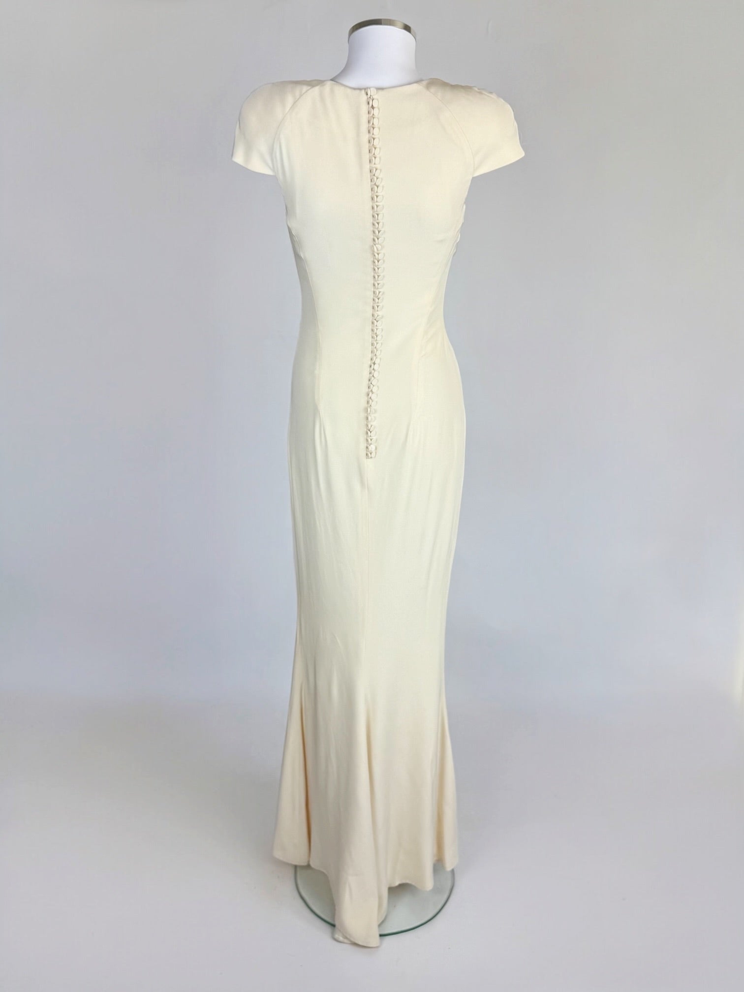 Alexander McQueen by Sarah Burton Off-White Silk Gown, 2011